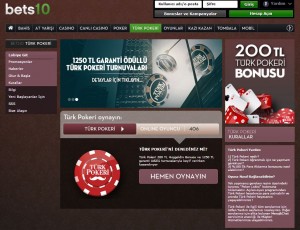 Bets10 Türk Pokeri Oyunu
